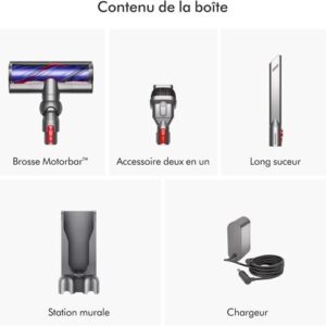 Aspirateur balai Dyson V8 advanced 130 W Gris anthracite