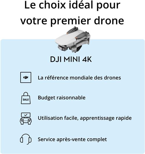 Drone Dji Mini 4 Pro Fly More Combo avec radiocommande Blanc – Image 3