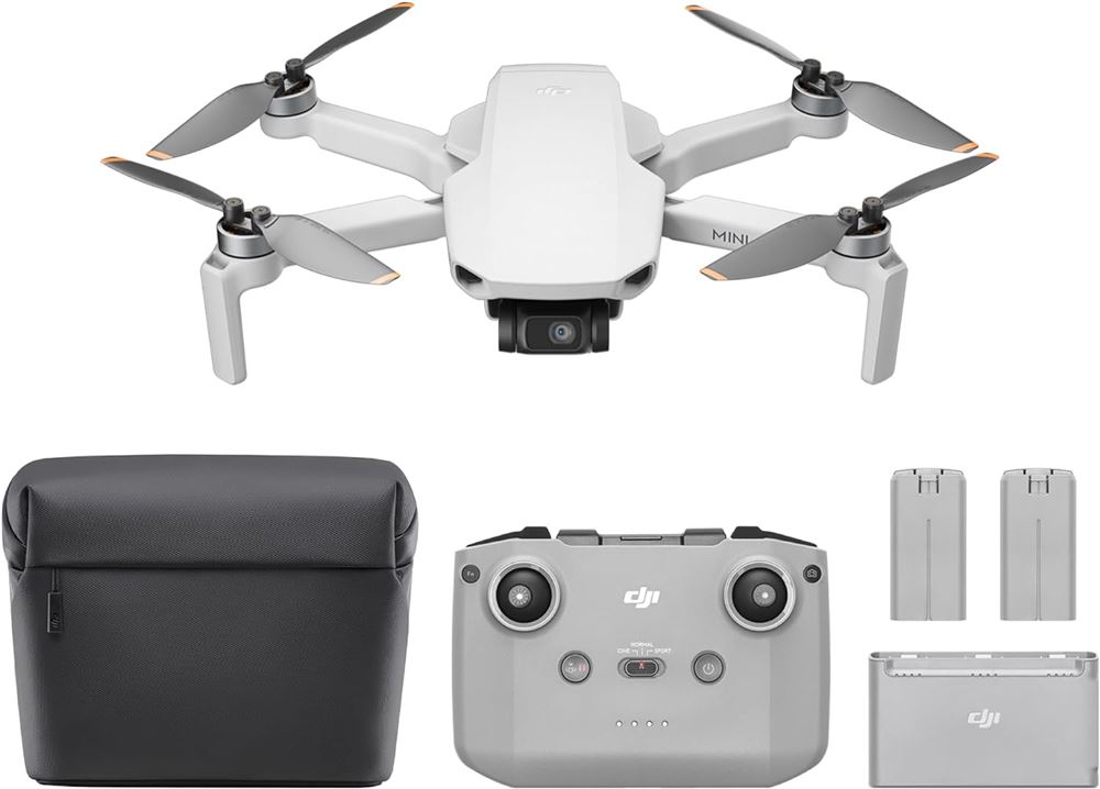 Drone Dji Mini 4 Pro Fly More Combo avec radiocommande Blanc