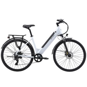 Vélo de ville électrique SOFIA blanc