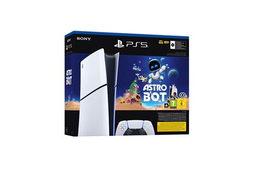 Pack Console Sony édition digitale PlayStation®5 modèle Slim + Astro Bot