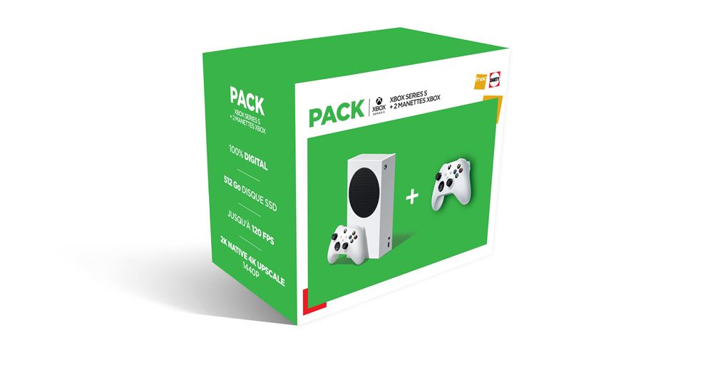 PACK  XBOX SERIES S + Manette robot white