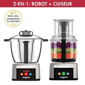 Magimix Cook Expert - Robot cuiseur - 3.5 litres - 900 Watt - Chrome mat - avec balance de cuisine